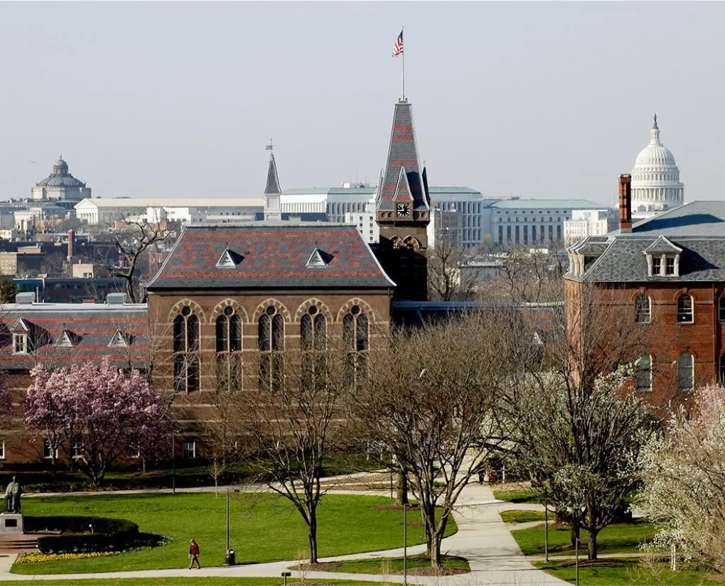 View of the Gallaudet University campus.